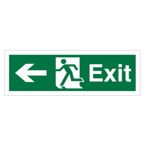 Exit (Left Arrow) Sign (40079V)